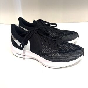 Nike Womens Zoom Winflo Running Shoes 9.5 Black Gray Sneakers Jogging Athleisure